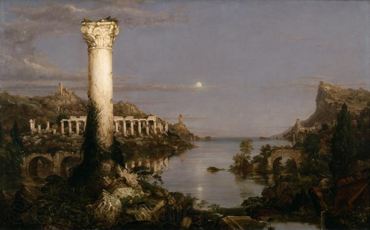 Thomas Cole The Course of Empire:Desolation (mk13) Spain oil painting art
